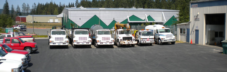 Stripe Rite Bremerton office with trucks Construction Traffic Control Seal Coating Curbs