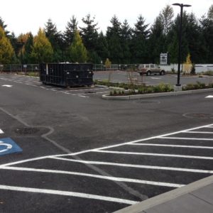 The Salvation Army in Bellevue ADA Parking Lot Maintenance, on the whole, will keep everyone safe. For example, installing ADA signs, Curbs/Wheel stops, Seal Coating and striping will, consequently, lengthen lifetime and safety of your lot.