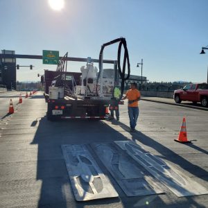 Pavement marking has a variety of applications. For example, we often use stencils to lay down paint. Our crew, therefore, has the expertise to do any job.