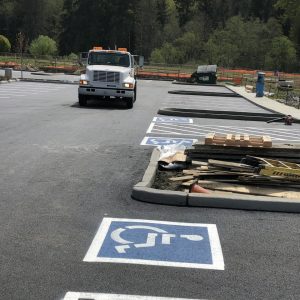 Snoqualmie School Lot / Curbs & Wheel Stops. in the long run, we keep drivers safe!